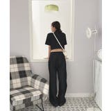 デニムジャケット+ワイドパンツセットアップ | by muni:r | 詳細画像12 