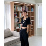 デニムジャケット+ワイドパンツセットアップ | by muni:r | 詳細画像13 