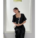 デニムジャケット+ワイドパンツセットアップ | by muni:r | 詳細画像15 