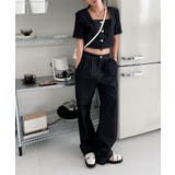 デニムジャケット+ワイドパンツセットアップ | by muni:r | 詳細画像16 