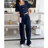 デニムジャケット+ワイドパンツセットアップ | by muni:r | 詳細画像17 