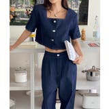 デニムジャケット+ワイドパンツセットアップ | by muni:r | 詳細画像20 