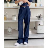 デニムジャケット+ワイドパンツセットアップ | by muni:r | 詳細画像21 