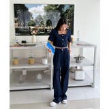 デニムジャケット+ワイドパンツセットアップ | by muni:r | 詳細画像31 