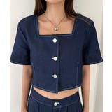 デニムジャケット+ワイドパンツセットアップ | by muni:r | 詳細画像33 