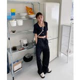 デニムジャケット+ワイドパンツセットアップ | by muni:r | 詳細画像9 