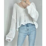 ルーズフィットシースルーカーディガン | by muni:r | 詳細画像10