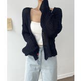 ルーズフィットシースルーカーディガン | by muni:r | 詳細画像28