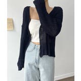 ルーズフィットシースルーカーディガン | by muni:r | 詳細画像30