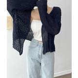 ルーズフィットシースルーカーディガン | by muni:r | 詳細画像31