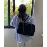 スクエアビックボストンバッグ | by muni:r | 詳細画像10