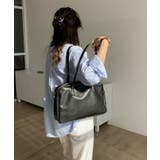 スクエアビックボストンバッグ | by muni:r | 詳細画像11