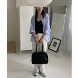 スクエアビックボストンバッグ | by muni:r | 詳細画像13