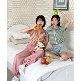 ストライプジップアップTシャツ | by muni:r | 詳細画像22