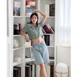 ストライプジップアップTシャツ | by muni:r | 詳細画像36