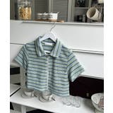 ストライプジップアップTシャツ | by muni:r | 詳細画像38