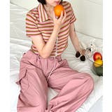 ストライプジップアップTシャツ | by muni:r | 詳細画像43