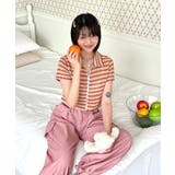 ストライプジップアップTシャツ | by muni:r | 詳細画像44