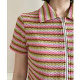 ストライプジップアップTシャツ | by muni:r | 詳細画像47