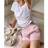 シャーリングクロップド半袖Tシャツ | by muni:r | 詳細画像1