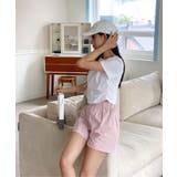 シャーリングクロップド半袖Tシャツ | by muni:r | 詳細画像14