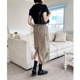 シャーリングクロップド半袖Tシャツ | by muni:r | 詳細画像25