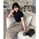 シャーリングクロップド半袖Tシャツ | by muni:r | 詳細画像28