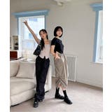 シャーリングクロップド半袖Tシャツ | by muni:r | 詳細画像29