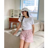 シャーリングクロップド半袖Tシャツ | by muni:r | 詳細画像4