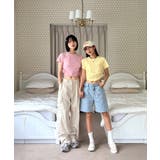 シャーリングクロップド半袖Tシャツ | by muni:r | 詳細画像58