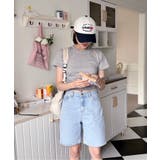 シャーリングクロップド半袖Tシャツ | by muni:r | 詳細画像68