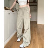 ストラップバンディングワイドロングパンツ | by muni:r | 詳細画像13 