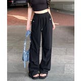 ストラップバンディングワイドロングパンツ | by muni:r | 詳細画像2 