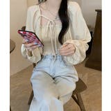 フリルキャミソール+リボンカーディガンセット 2023 FW | by muni:r | 詳細画像7