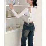 スリムフィットショルダースリットロングTシャツ 2023 FW | by muni:r | 詳細画像21