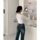 スリムフィットショルダースリットロングTシャツ 2023 FW | by muni:r | 詳細画像23