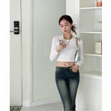 スリムフィットショルダースリットロングTシャツ 2023 FW | by muni:r | 詳細画像25