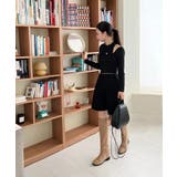 スリムフィットショルダースリットロングTシャツ 2023 FW | by muni:r | 詳細画像5