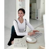 デイリーUネック無地Tシャツ/2023 FW COLLECTION | by muni:r | 詳細画像17