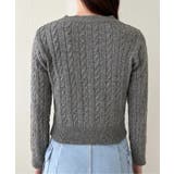 ケーブル編みニットカーディガン/2023 FW COLLECTION | by muni:r | 詳細画像82