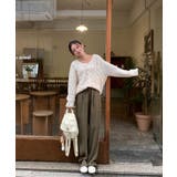 ピンタックワイドカラースラックス | by muni:r | 詳細画像13 