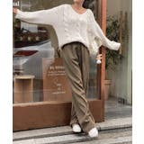 ピンタックワイドカラースラックス | by muni:r | 詳細画像19 