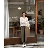 ピンタックワイドカラースラックス | by muni:r | 詳細画像26 