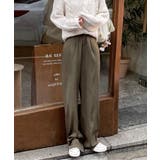 ピンタックワイドカラースラックス | by muni:r | 詳細画像27 