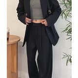 ピンタックワイドカラースラックス | by muni:r | 詳細画像46 