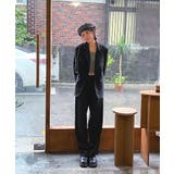 ピンタックワイドカラースラックス | by muni:r | 詳細画像50 