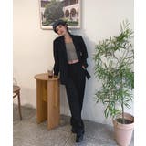 ピンタックワイドカラースラックス | by muni:r | 詳細画像57 