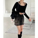 ホルターネッククロップドロングTシャツ | by muni:r | 詳細画像2