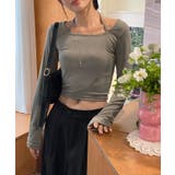 ホルターネッククロップドロングTシャツ | by muni:r | 詳細画像28