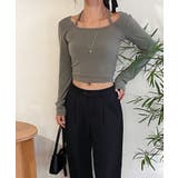 ホルターネッククロップドロングTシャツ | by muni:r | 詳細画像35